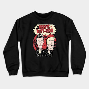 Beavis and Butt-Head, vampire edition Crewneck Sweatshirt